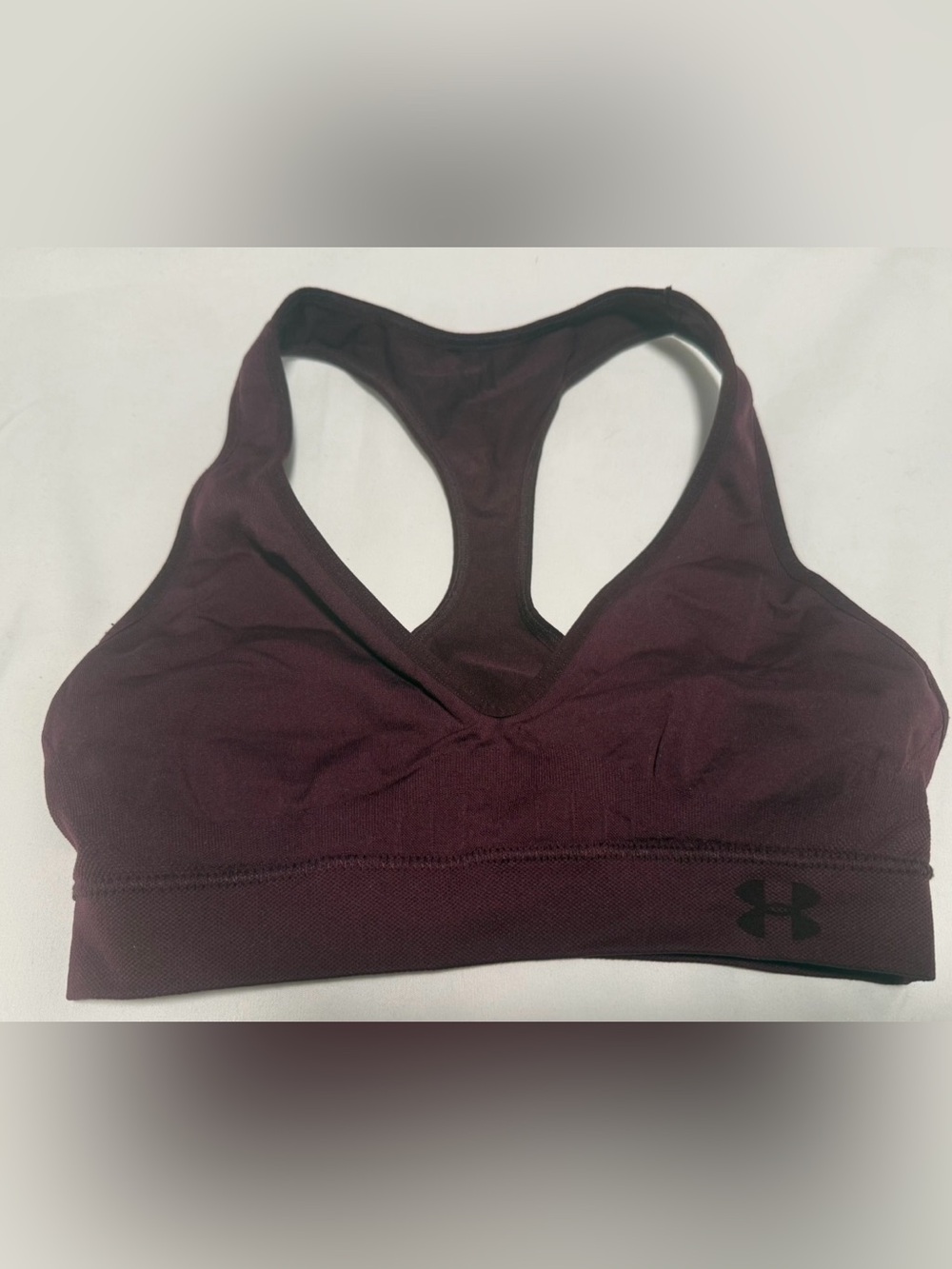 Under Armour Women's Burgundy Racerback Sports Bra-S